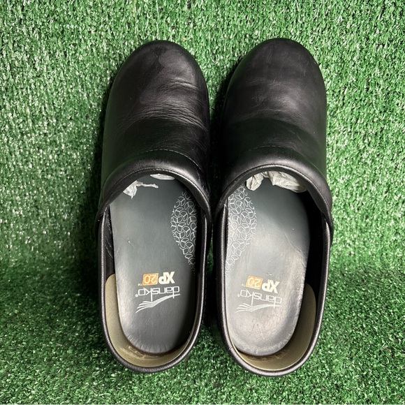 DANSKO XP 2.0 Professional Black Leather Clogs Slip On Comfort Shoes 38 / US 8 - Picture 5 of 12